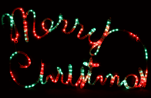 merry christmas greetings lights decorative card animated gif image